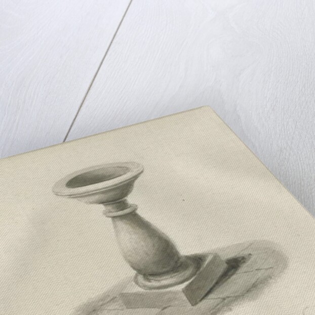 Stafford - Font in St. Chad's Church by John Buckler