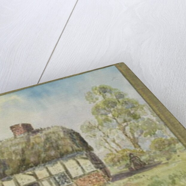 Burston - old cottage by School English