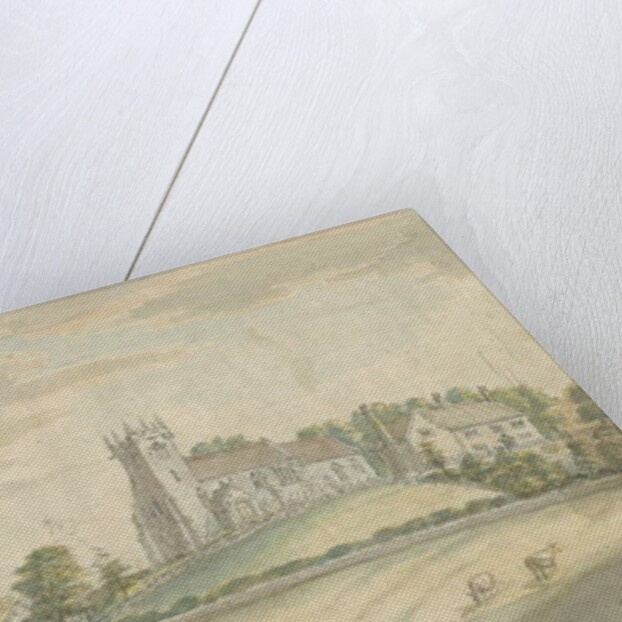 Sandon Church and Parsonage by School English