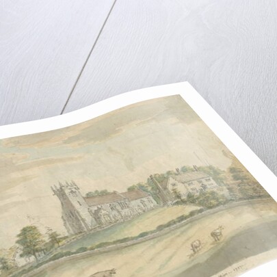 Sandon Church and Parsonage by School English