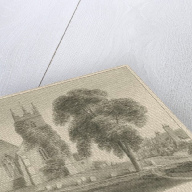 Sandon Church by John Chessell Buckler