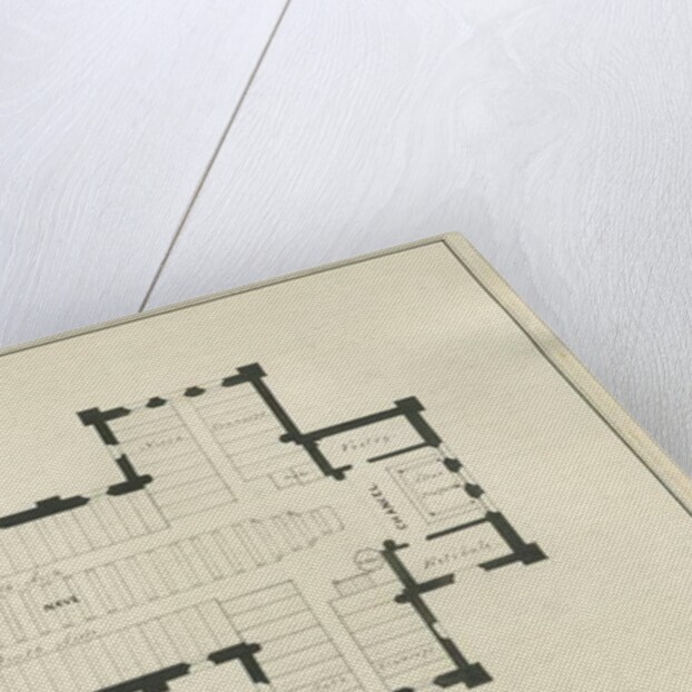 Stafford - Ground plan of Christ Church by George E. Hamilton