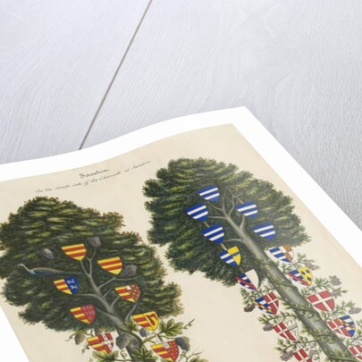 Sandon Church - Wall Painting by John Robert Fernyhough