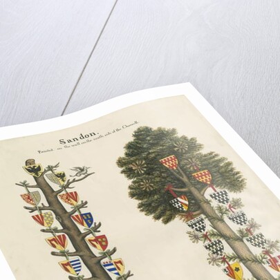 Sandon Church - Wall Painting by John Robert Fernyhough