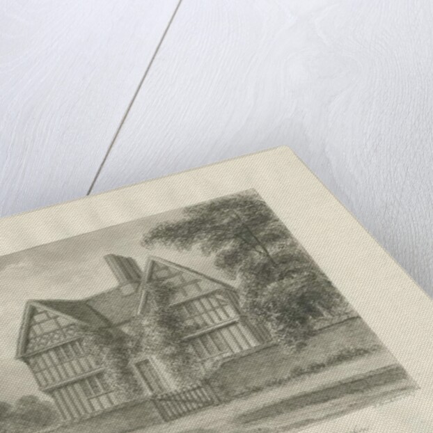 Patshull - Old Mansion at Boningale by John Buckler