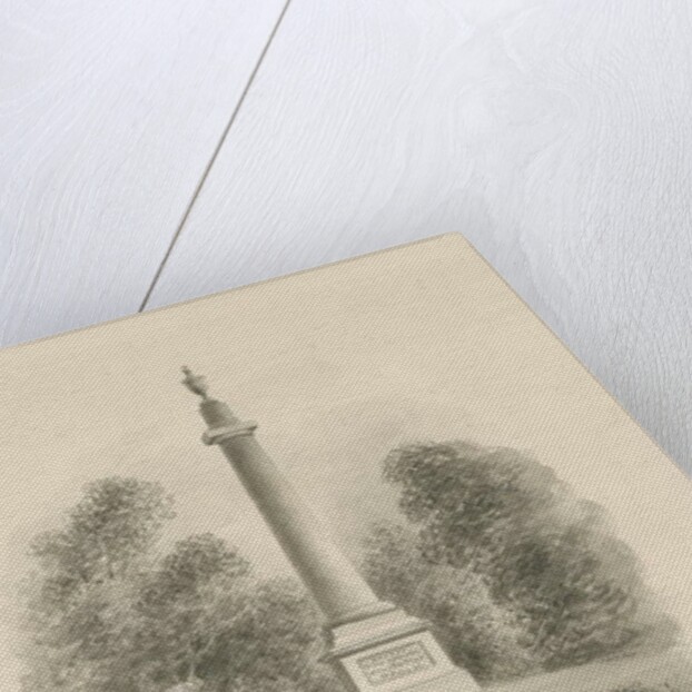 Sandon - Monument to William Pitt by John Buckler