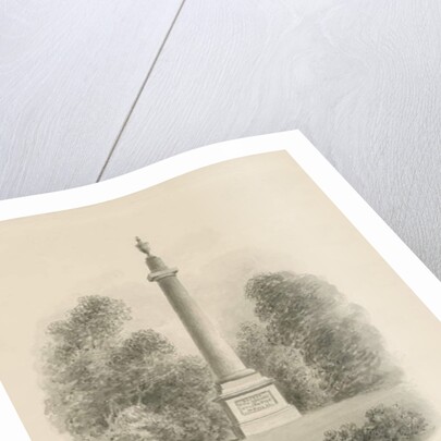 Sandon - Monument to William Pitt by John Buckler