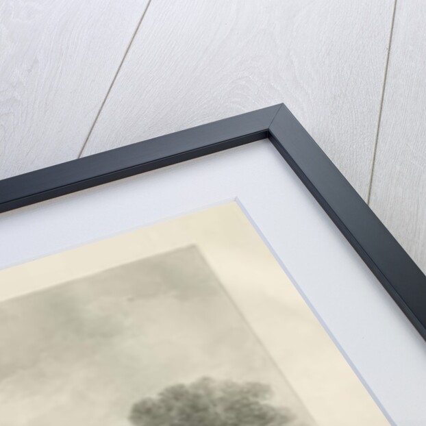 Standon - Rectory of Reverend Joseph Salt: sepia drawing, 1847 by John Buckler