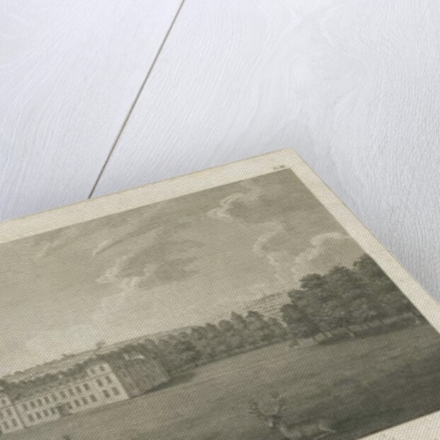 Sandwell Park - Hall: engraving by Stebbing Shaw