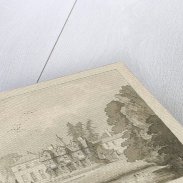 Seighford Hall by Thomas Peploe Wood