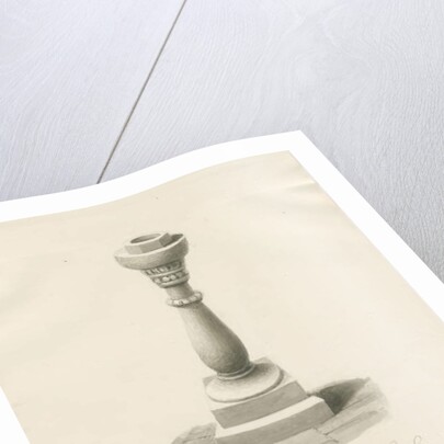 Font in Shareshill Church by John Buckler