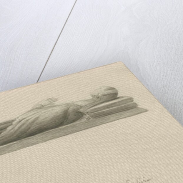 Shareshill Church - Monumental effigy [Cassandra Swynnerton] by John Buckler