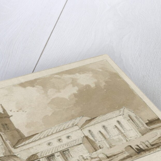 Stoke-upon-Trent Church [Old] by Thomas Peploe Wood