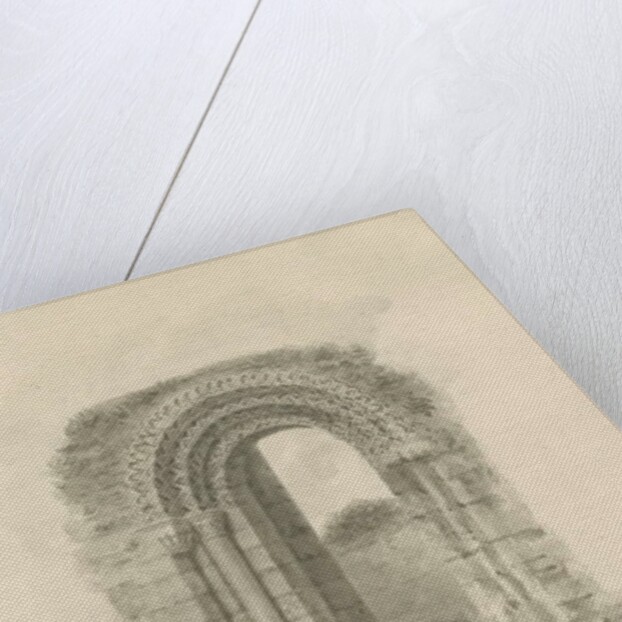 Stone - Ancient Doorway in Vicarage Garden by John Buckler