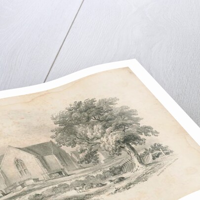 Weeford Church: lithograph, 1841 by School English