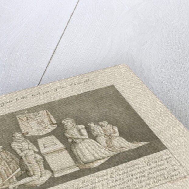 Stone Church - Brass of Thomas Crompton by John Robert Fernyhough