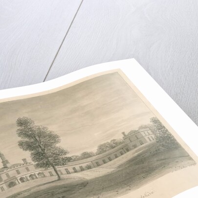 Tixall Hall - Stables, 1841 by John Buckler