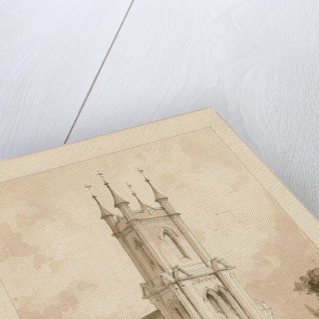 West Bromwich Church [New] by Thomas Peploe Wood