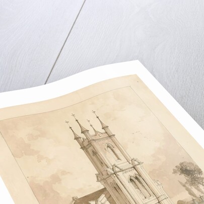 West Bromwich Church [New] by Thomas Peploe Wood