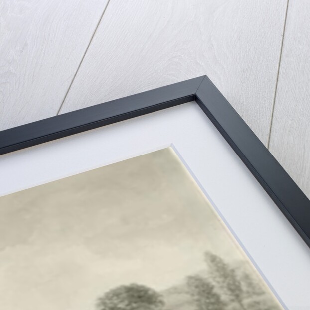 Stone - Bridge over the River Trent: sepia wash drawing, 1844 by John Buckler