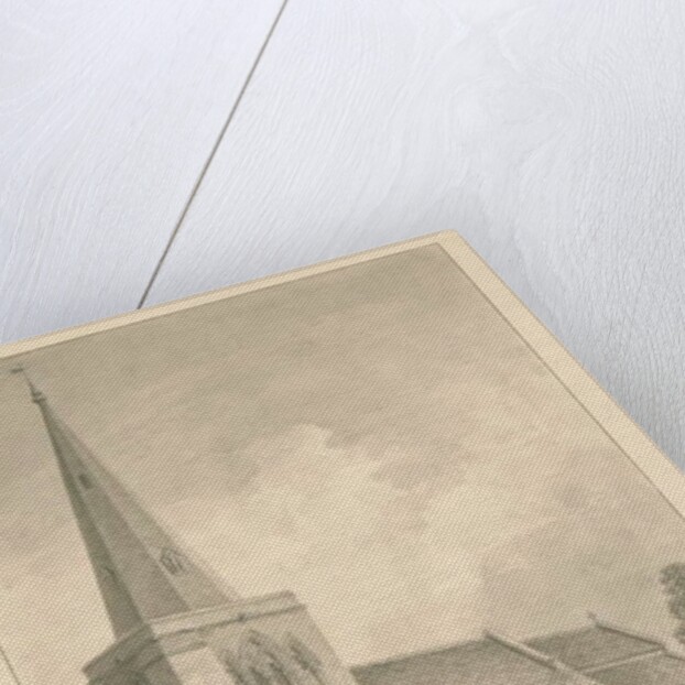 Weston-on-Trent Church by John Chessell Buckler