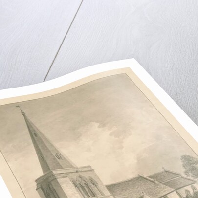 Weston-on-Trent Church by John Chessell Buckler