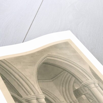 Interior of Weston-on-Trent Church by George Buckler