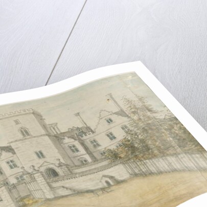 Stourton Castle: engraving by Stebbing Shaw