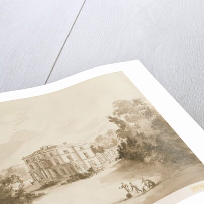 Sedgley - The Ellowes: sepia wash drawing, 1844 by Henry James Noyes