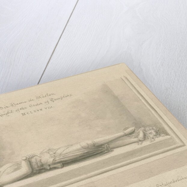 Weston-under-Lizard Church - Effigy of Sir Hamo de Weston by John Buckler