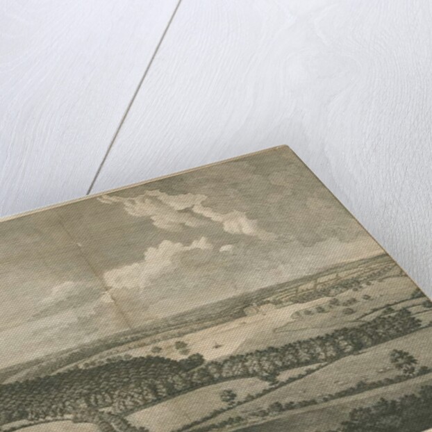 Trentham Hall: engraving by John Harris