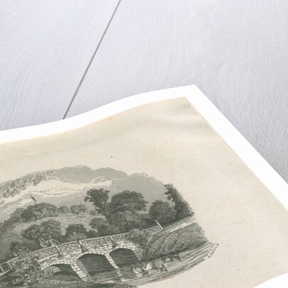 Chartley Castle [Hall]: woodcut engraving, 1838 by Thomas Peploe Wood