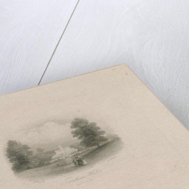 Trentham Hall: engraving by Frederick William Hulme