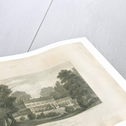 Trentham Hall: engraving by Frederick Calvert