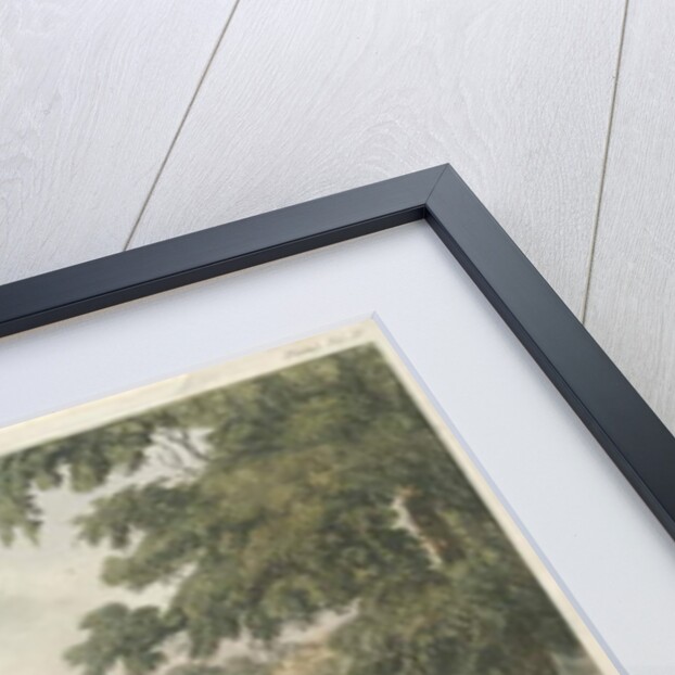 Trentham Hall: coloured lithograph, nd [c 1824] by John Gendall