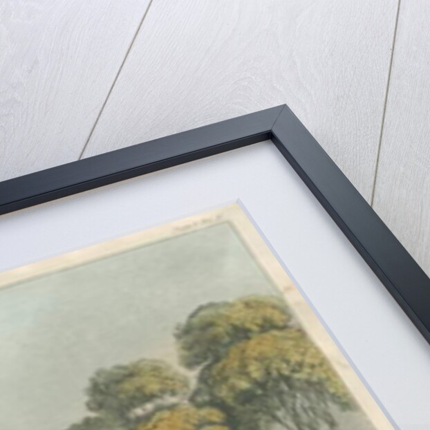 Trentham - The Mausoleum: coloured lithograph, nd [c 1824] by John Gendall