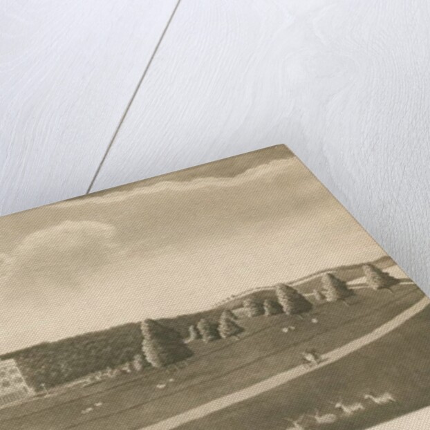 Trentham Hall: aquatint engraving, nd [c 1825] by School English