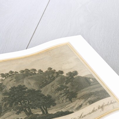 Talke - Hare-castle: engraving by School English