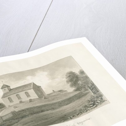 Wigginton Church: sepia drawing, 1848 by John Buckler