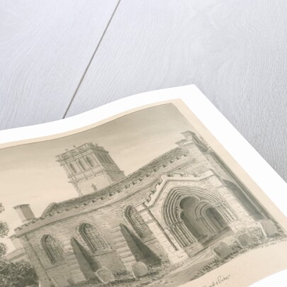 Trentham Church by John Buckler