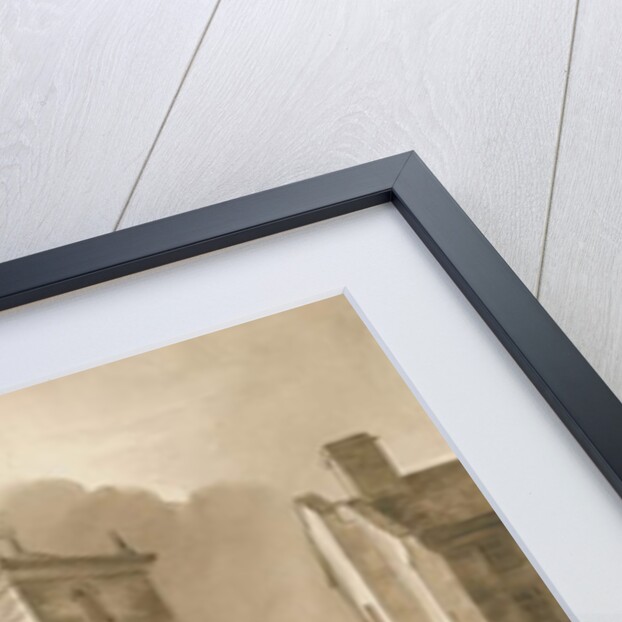 Willenhall Church: sepia drawing, nd [1844] by Henry James Noyes