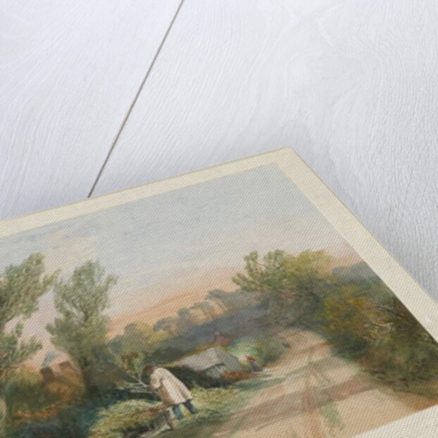 Trentham - 'The Green Bough': water colour painting by School English