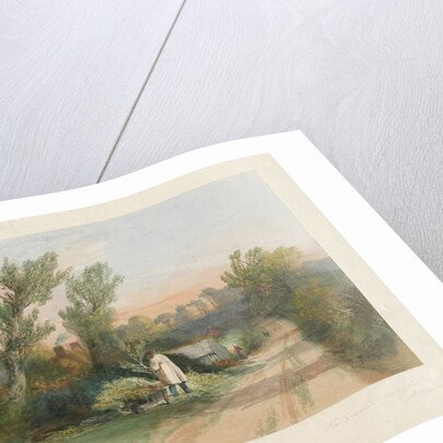 Trentham - 'The Green Bough': water colour painting by School English