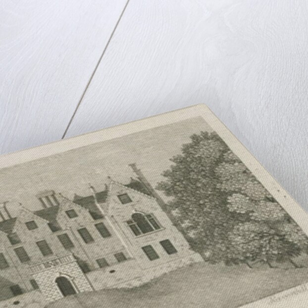 Tamworth - The Moat House: engraving, nd [1762-1802] by Stebbing Shaw