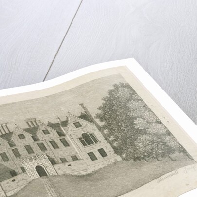 Tamworth - The Moat House: engraving, nd [1762-1802] by Stebbing Shaw