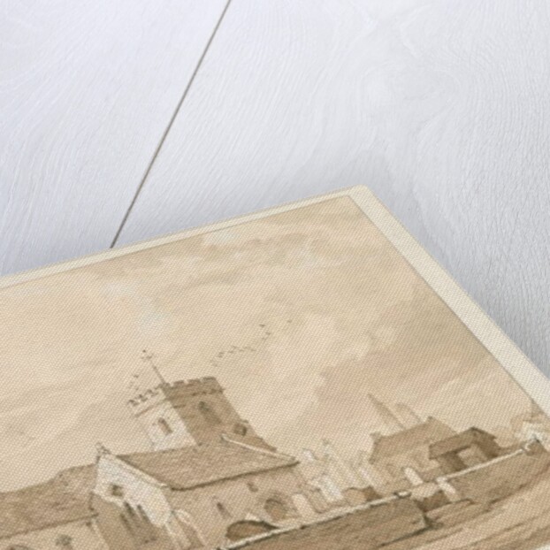 Trysull Church by Thomas Peploe Wood