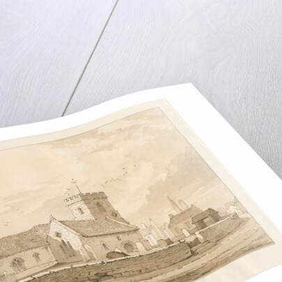 Trysull Church by Thomas Peploe Wood