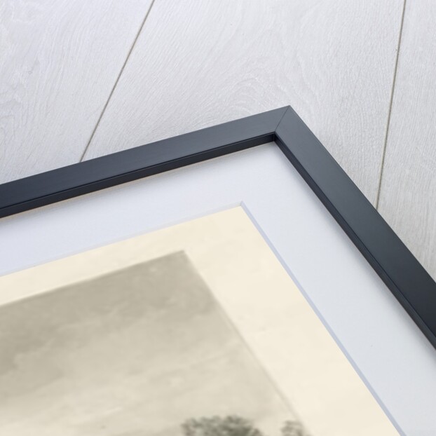 Trysull Church: sepia wash drawing, 1846 by John Buckler