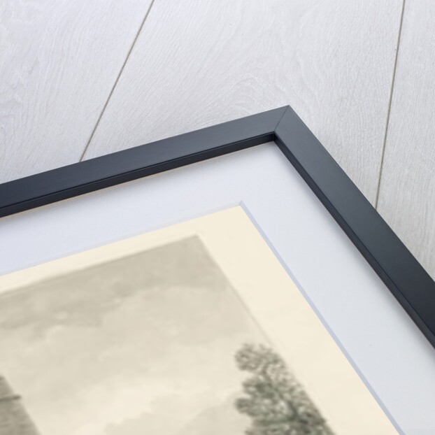 Trysull Church: sepia wash drawing, 1846 by John Buckler