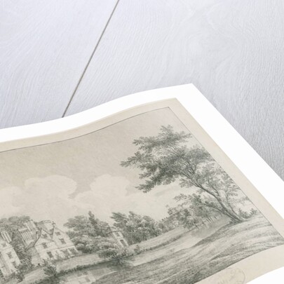 Tamworth - The Moat House: zincograph by Etienne Bruno Hamel